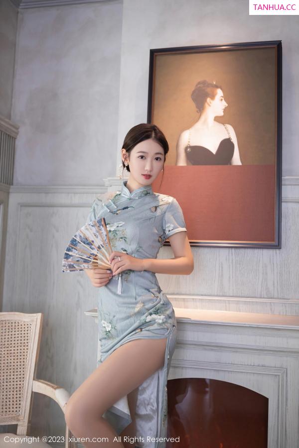 唐安琪  [XiuRen]高清写真图 2023.08.14 No.7232 唐安琪 美腿旗袍第13张图片